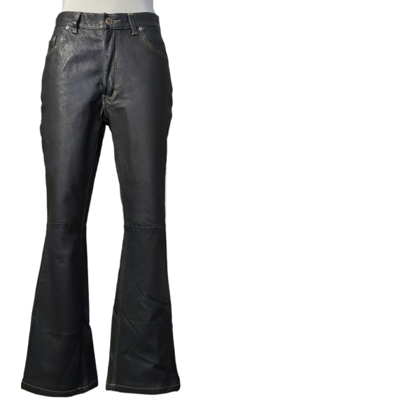 * NEW* W &W Wash & Wear Men's Genuine Leather Size 28 - Picture 4 of 16